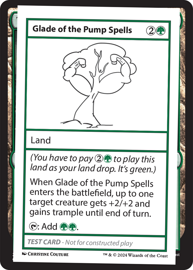 Glade of the Pump Spells [Mystery Booster 2 Playtest Cards] | Spectrum Games