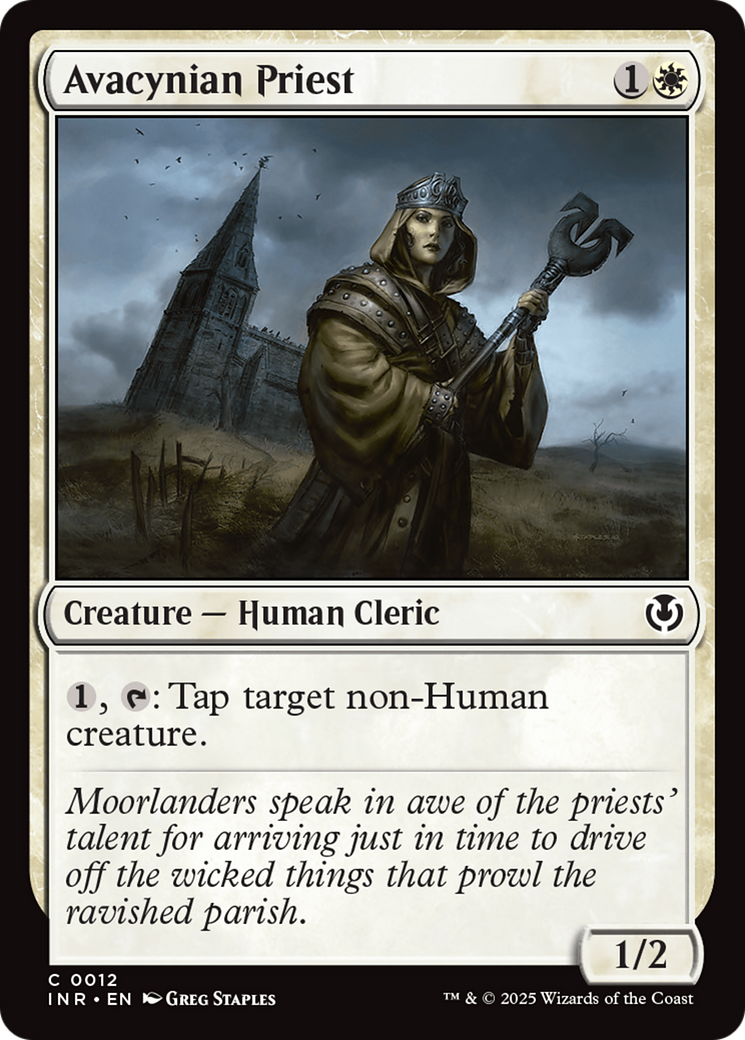 Avacynian Priest [Innistrad Remastered] | Spectrum Games