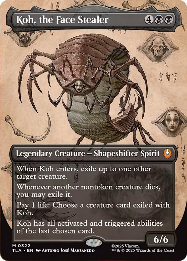 Koh, the Face Stealer (Borderless) [Avatar: The Last Airbender] | Spectrum Games