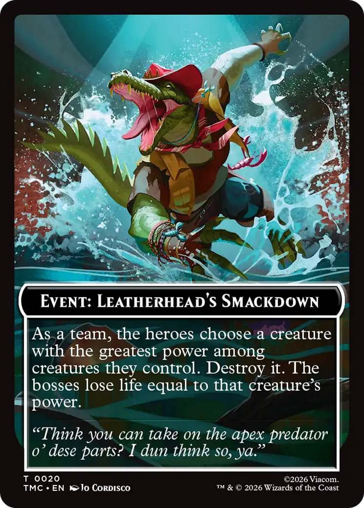 Event: Leatherhead's Smackdown [Teenage Mutant Ninja Turtles Commander Tokens] | Spectrum Games