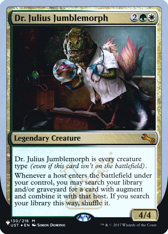 Dr. Julius Jumblemorph (Unfinity Foil Edition) [The List] | Spectrum Games