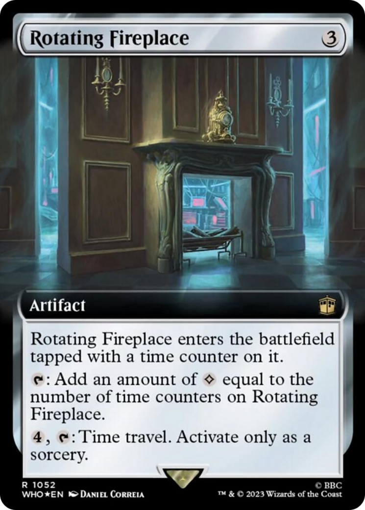 Rotating Fireplace (Extended Art) (Surge Foil) [Doctor Who] | Spectrum Games