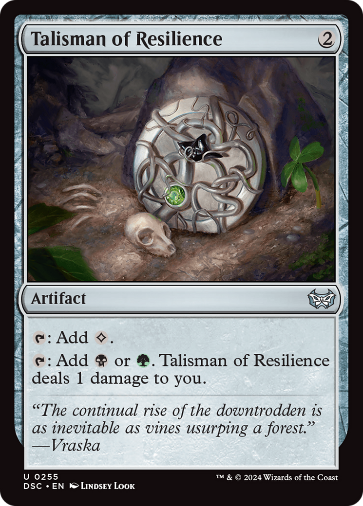 Talisman of Resilience [Duskmourn: House of Horror Commander] | Spectrum Games