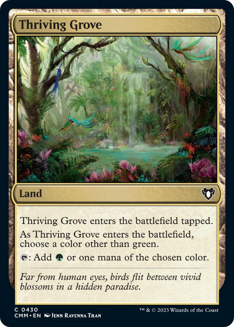 Thriving Grove [Commander Masters] | Spectrum Games