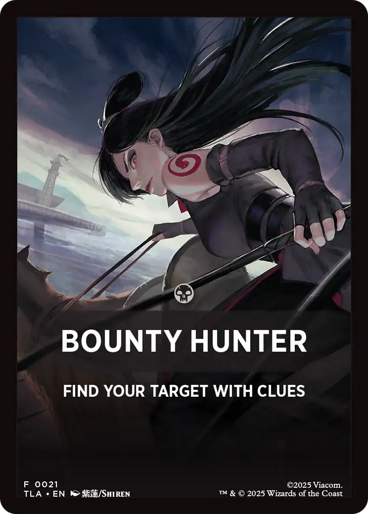 Bounty Hunter Theme Card [Avatar: The Last Airbender Tokens] | Spectrum Games