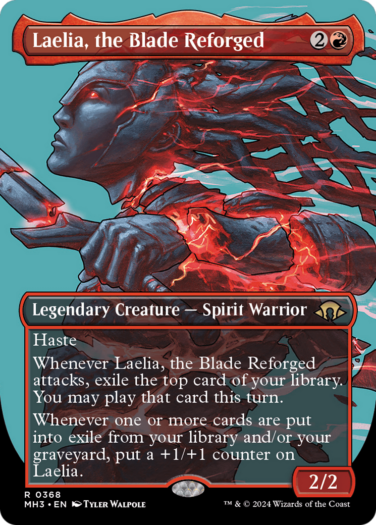 Laelia, the Blade Reforged (Borderless) [Modern Horizons 3] | Spectrum Games