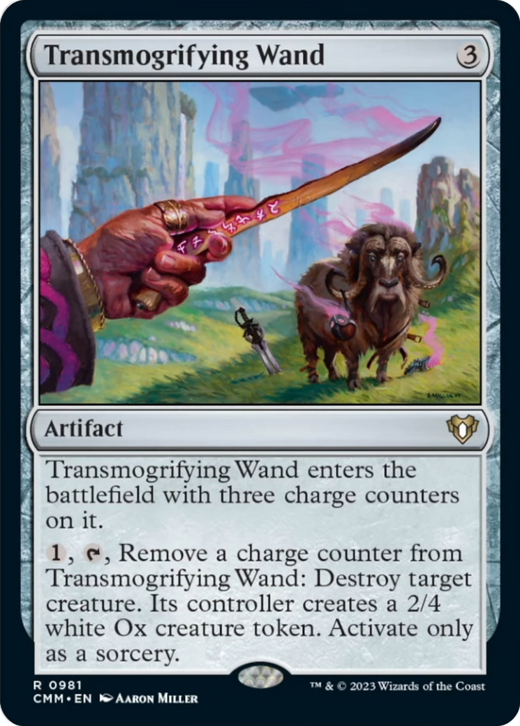 Transmogrifying Wand [Commander Masters] | Spectrum Games