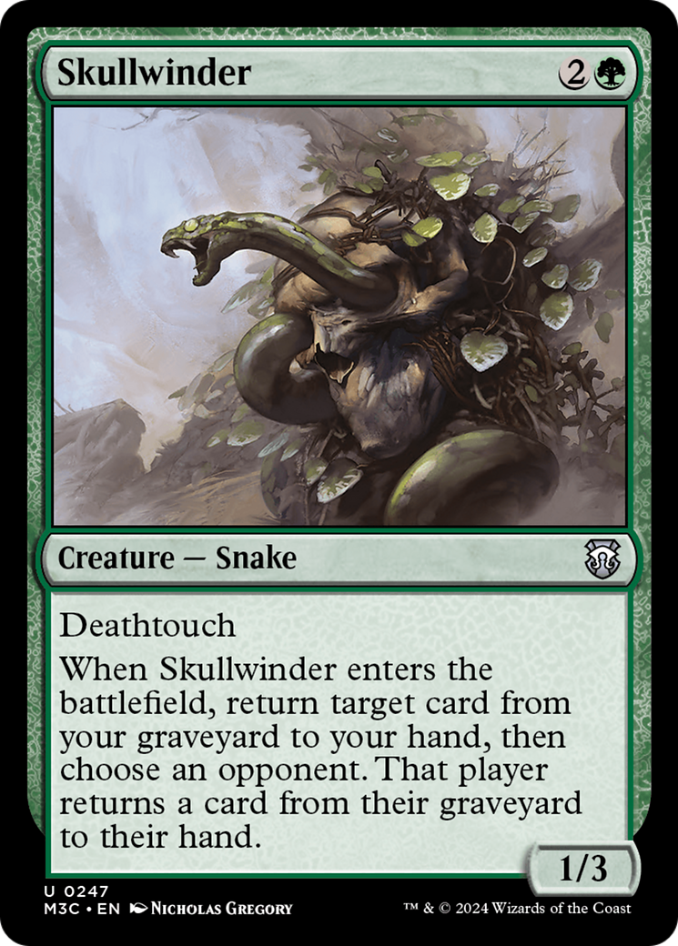 Skullwinder (Ripple Foil) [Modern Horizons 3 Commander] | Spectrum Games