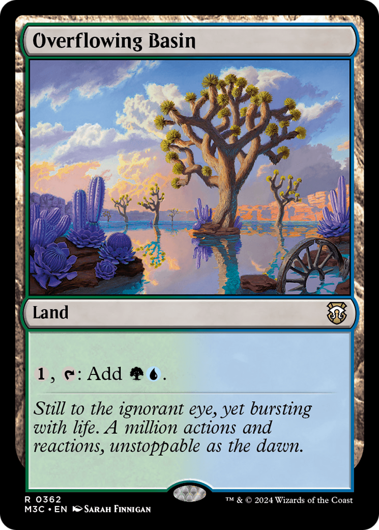 Overflowing Basin (Ripple Foil) [Modern Horizons 3 Commander] | Spectrum Games