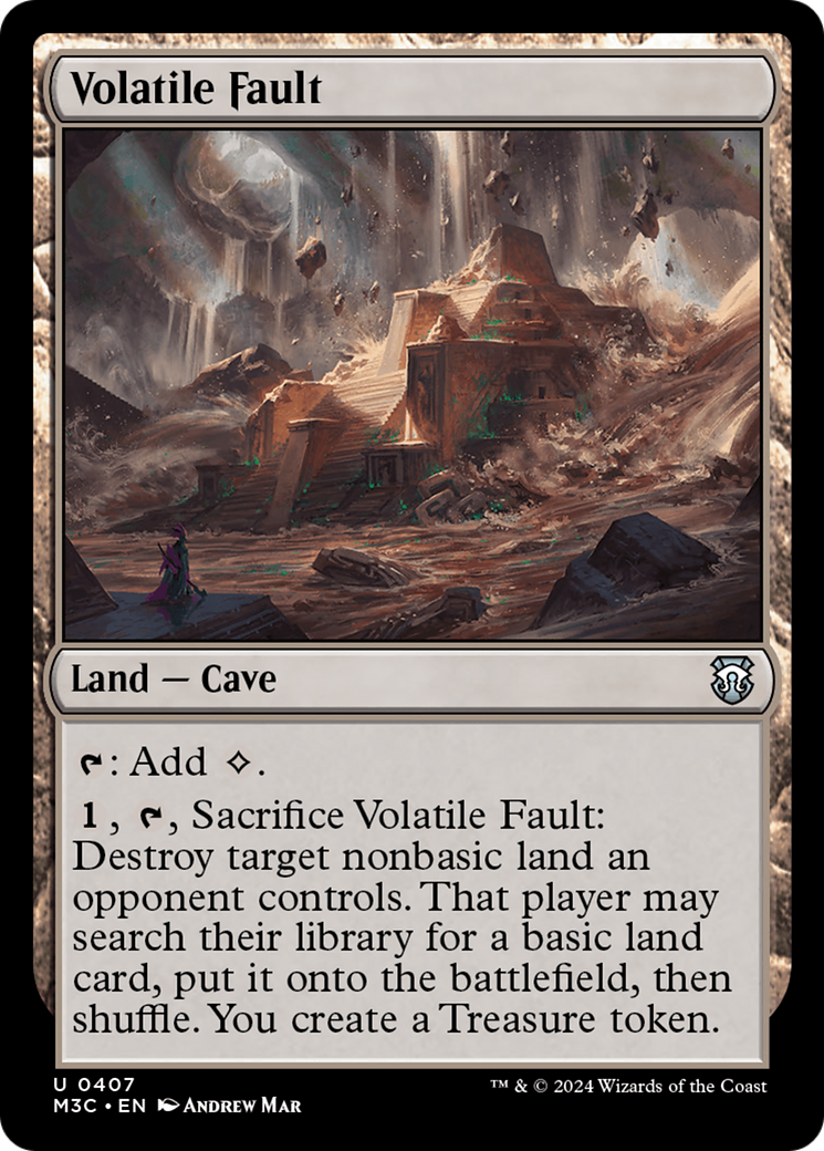 Volatile Fault (Ripple Foil) [Modern Horizons 3 Commander] | Spectrum Games