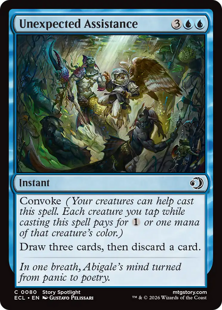 Unexpected Assistance [Lorwyn Eclipsed] | Spectrum Games