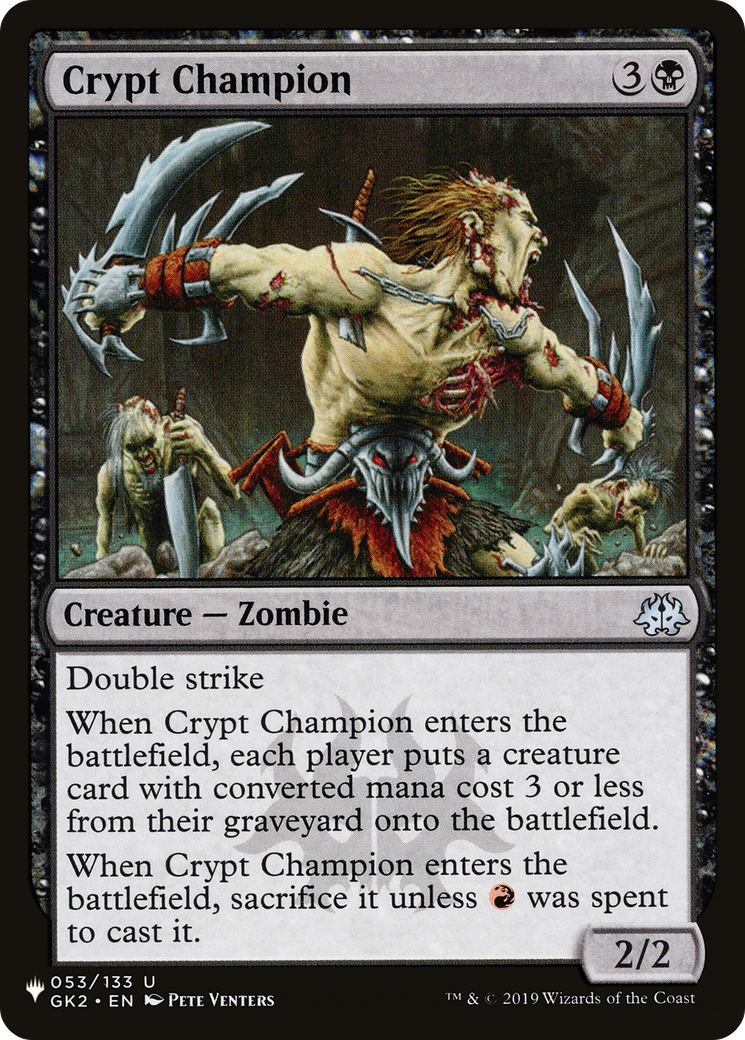 Crypt Champion [The List Reprints] | Spectrum Games