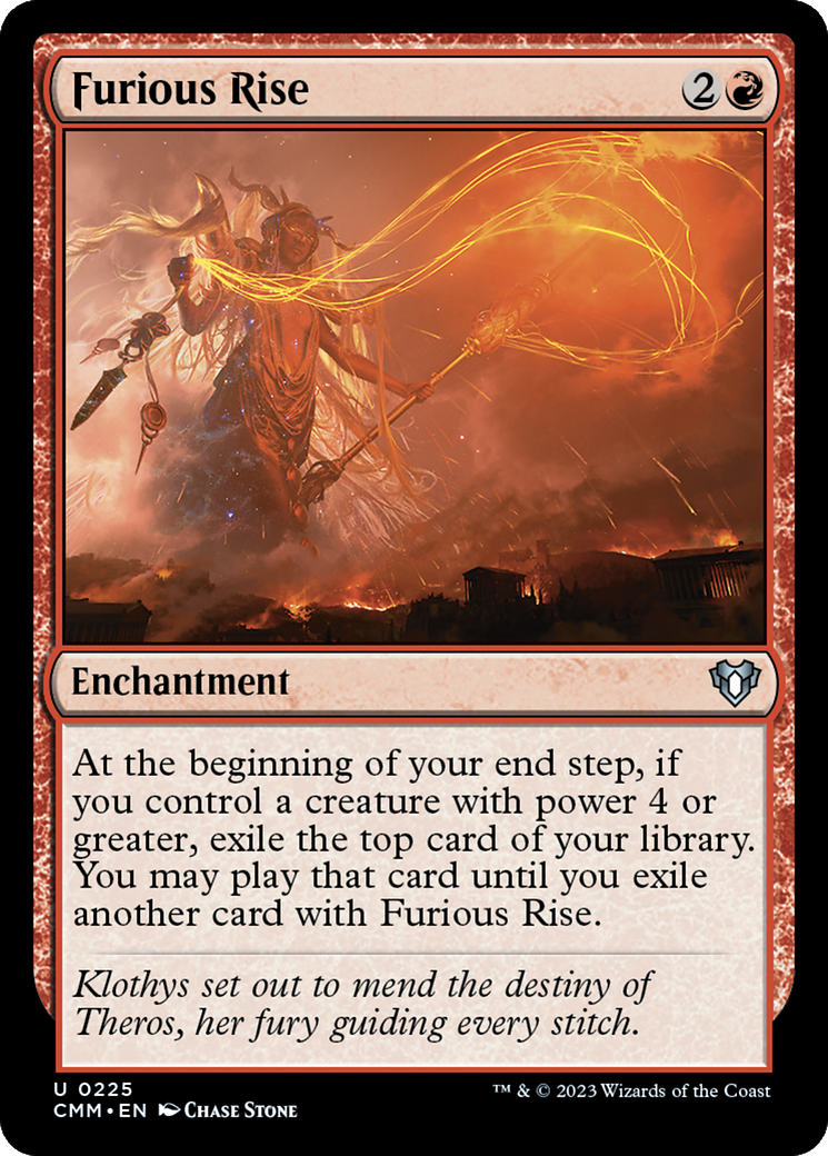 Furious Rise [Commander Masters] | Spectrum Games