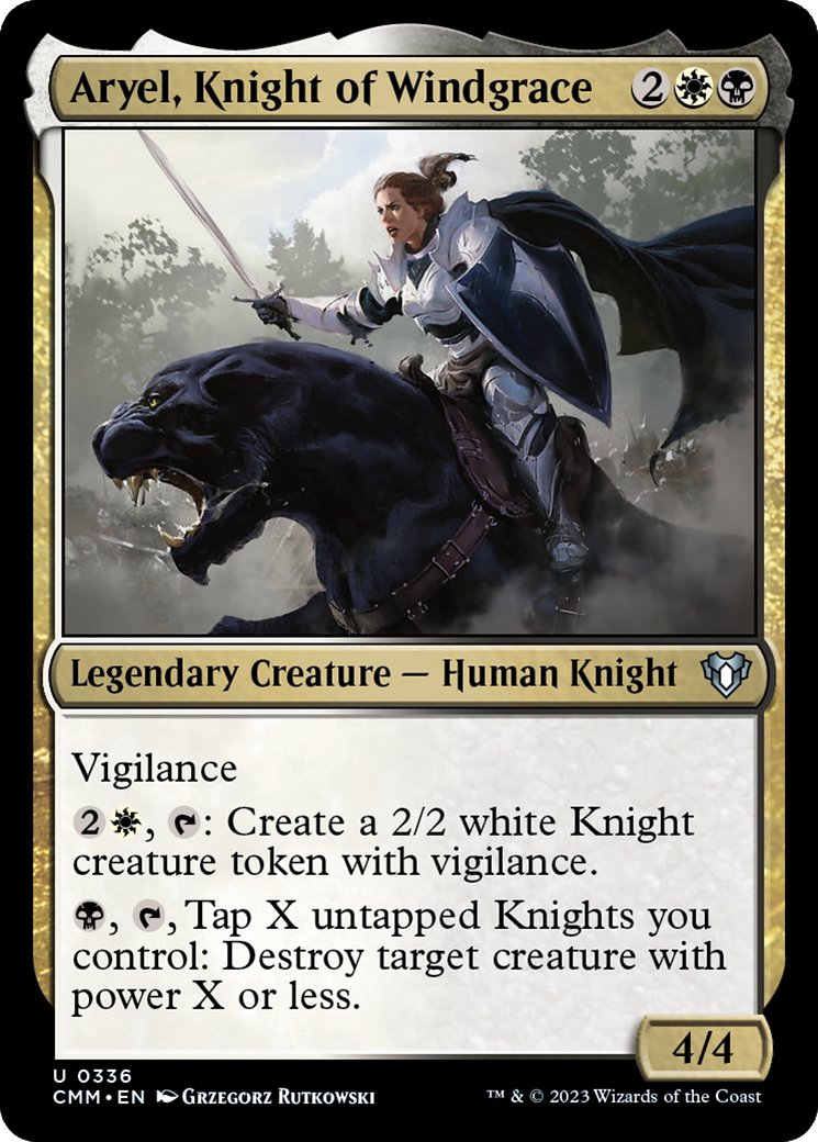 Aryel, Knight of Windgrace [Commander Masters] | Spectrum Games