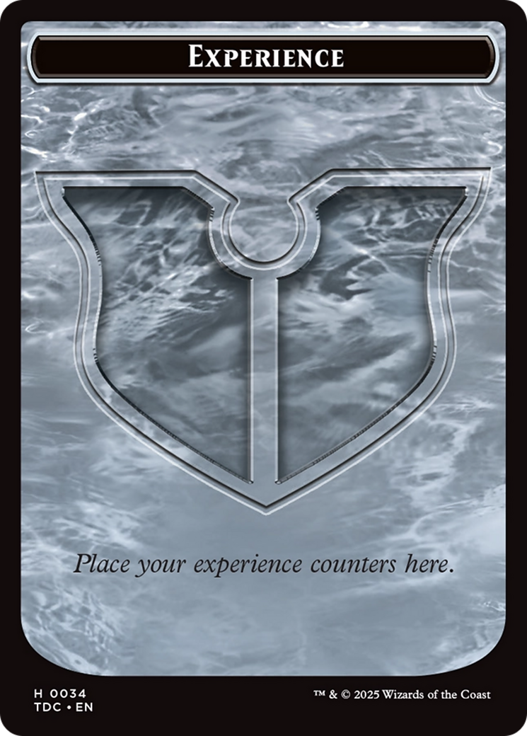 Experience // Treasure Double-Sided Token [Tarkir: Dragonstorm Commander Tokens] | Spectrum Games