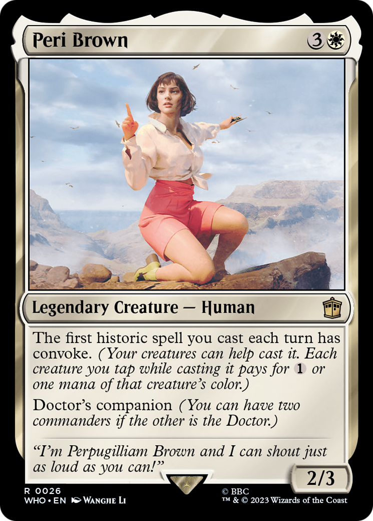 Peri Brown [Doctor Who] | Spectrum Games