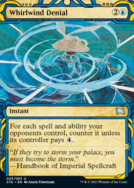 Whirlwind Denial (Foil Etched) [Strixhaven: Mystical Archive] | Spectrum Games
