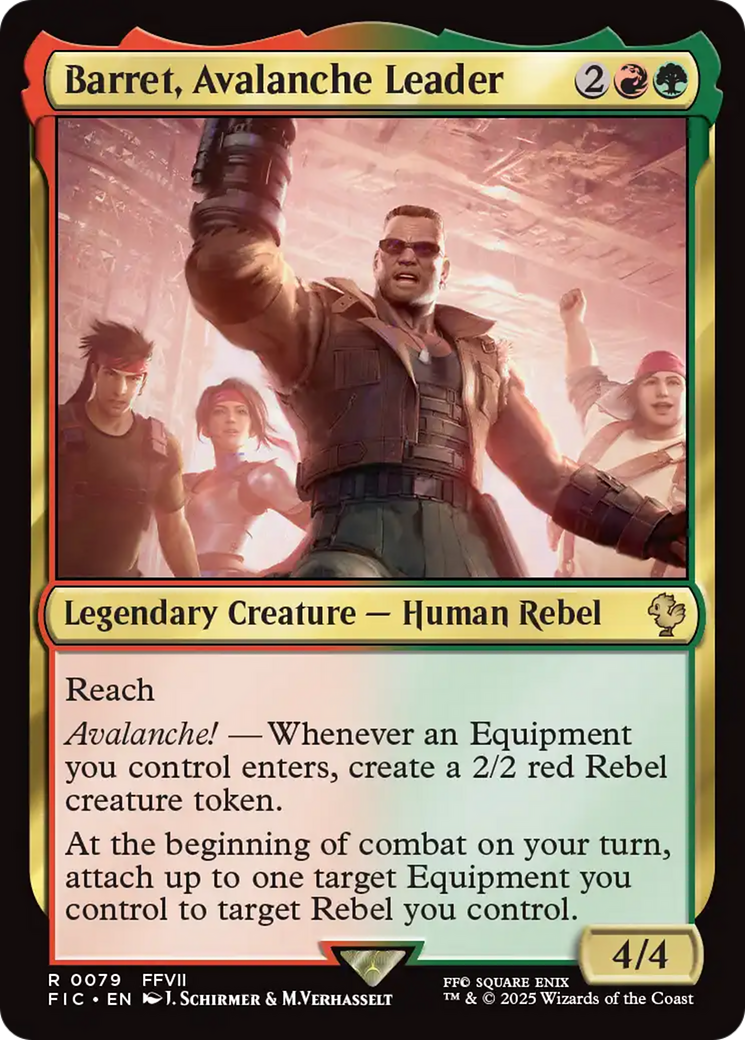 Barret, Avalanche Leader [FINAL FANTASY Commander] | Spectrum Games