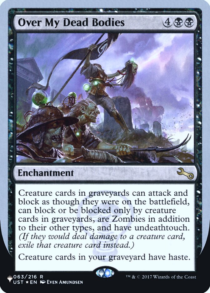 Over My Dead Bodies (Unfinity Foil Edition) [The List] | Spectrum Games