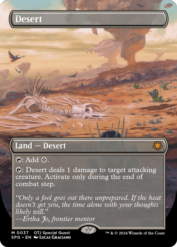Desert (Borderless) [Outlaws of Thunder Junction Special Guests] | Spectrum Games