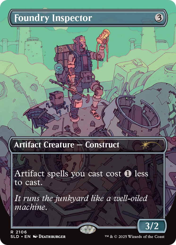 Foundry Inspector (Galaxy Foil) [Secret Lair Drop Series] | Spectrum Games