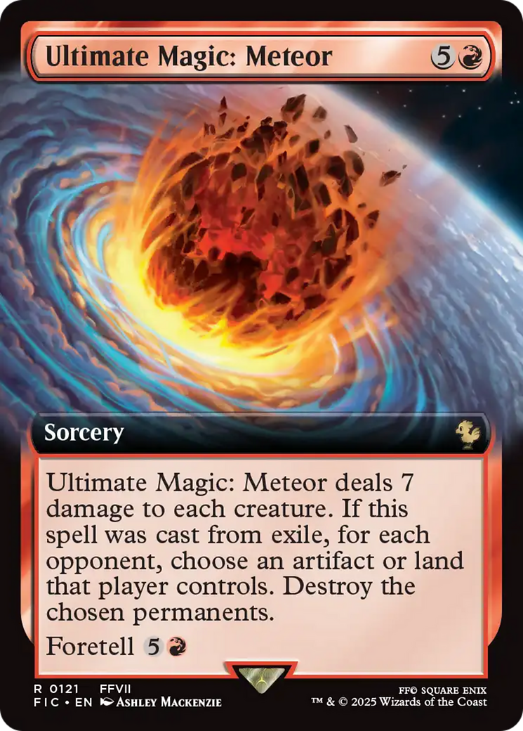 Ultimate Magic: Meteor (Extended Art) [FINAL FANTASY Commander] | Spectrum Games
