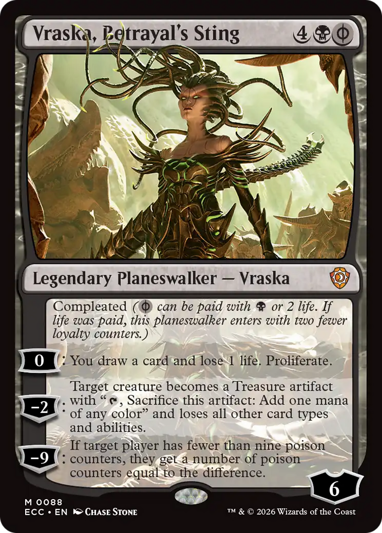 Vraska, Betrayal's Sting [Lorwyn Eclipsed Commander] | Spectrum Games