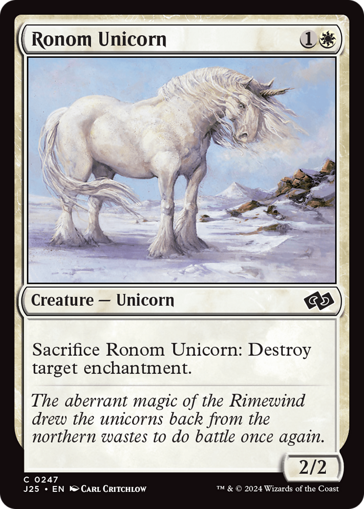 Ronom Unicorn [Foundations Jumpstart] | Spectrum Games