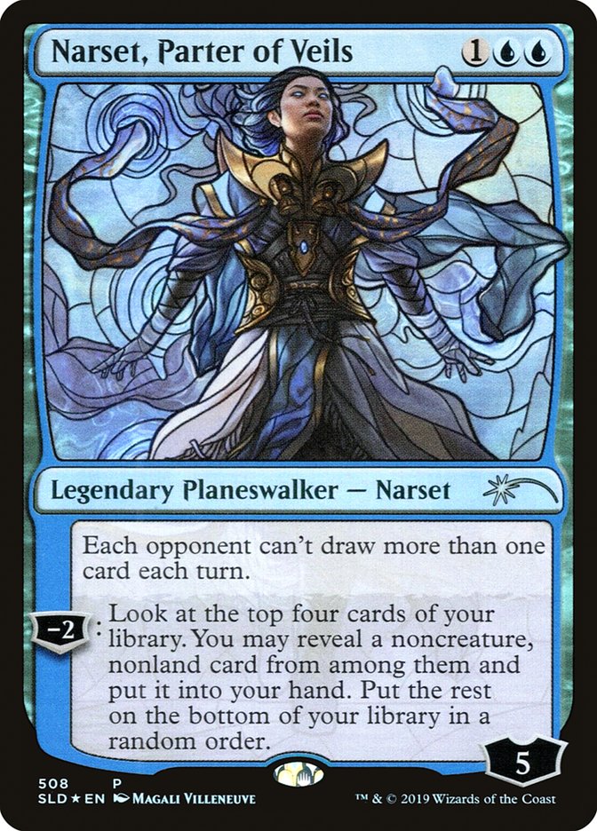 Narset, Parter of Veils (Stained Glass) [Secret Lair Drop Promos] | Spectrum Games