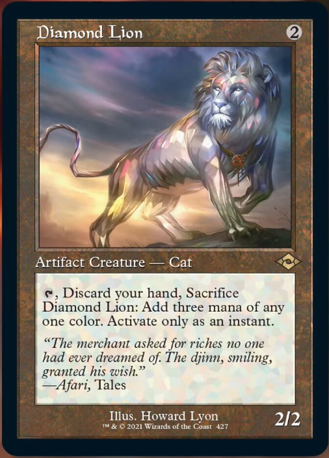 Diamond Lion (Retro Foil Etched) [Modern Horizons 2] | Spectrum Games