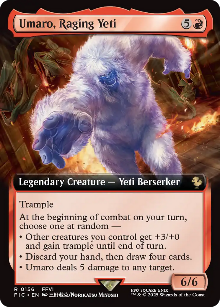 Umaro, Raging Yeti (Extended Art) [FINAL FANTASY Commander] | Spectrum Games