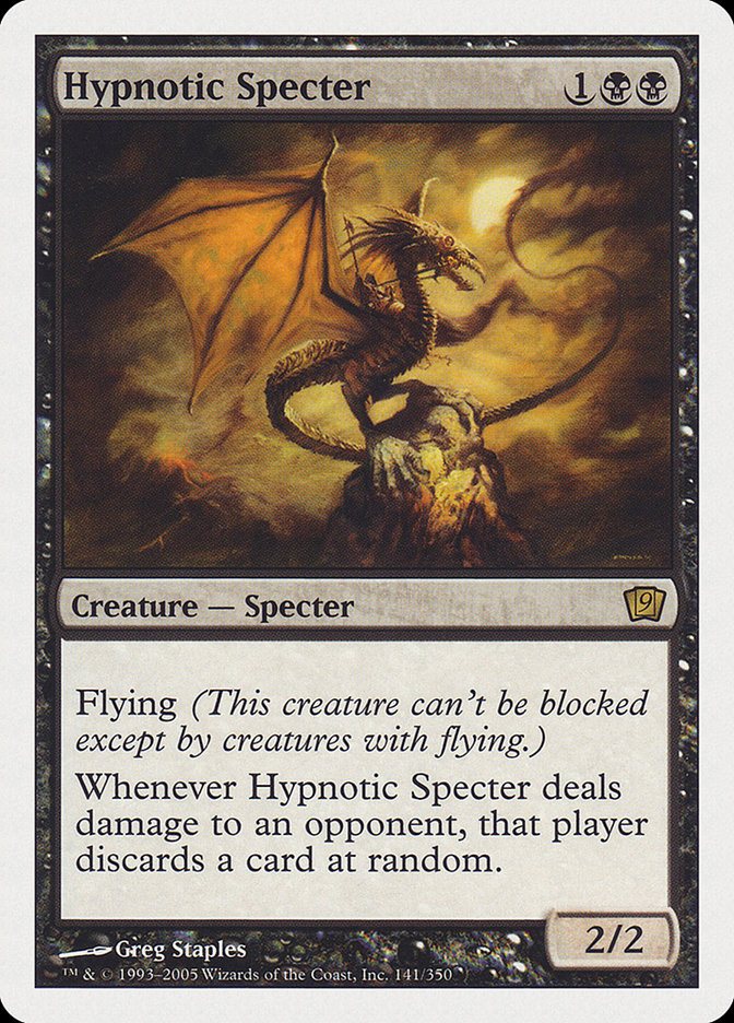 Hypnotic Specter (9th Edition) (Oversized) [Oversize Cards] | Spectrum Games