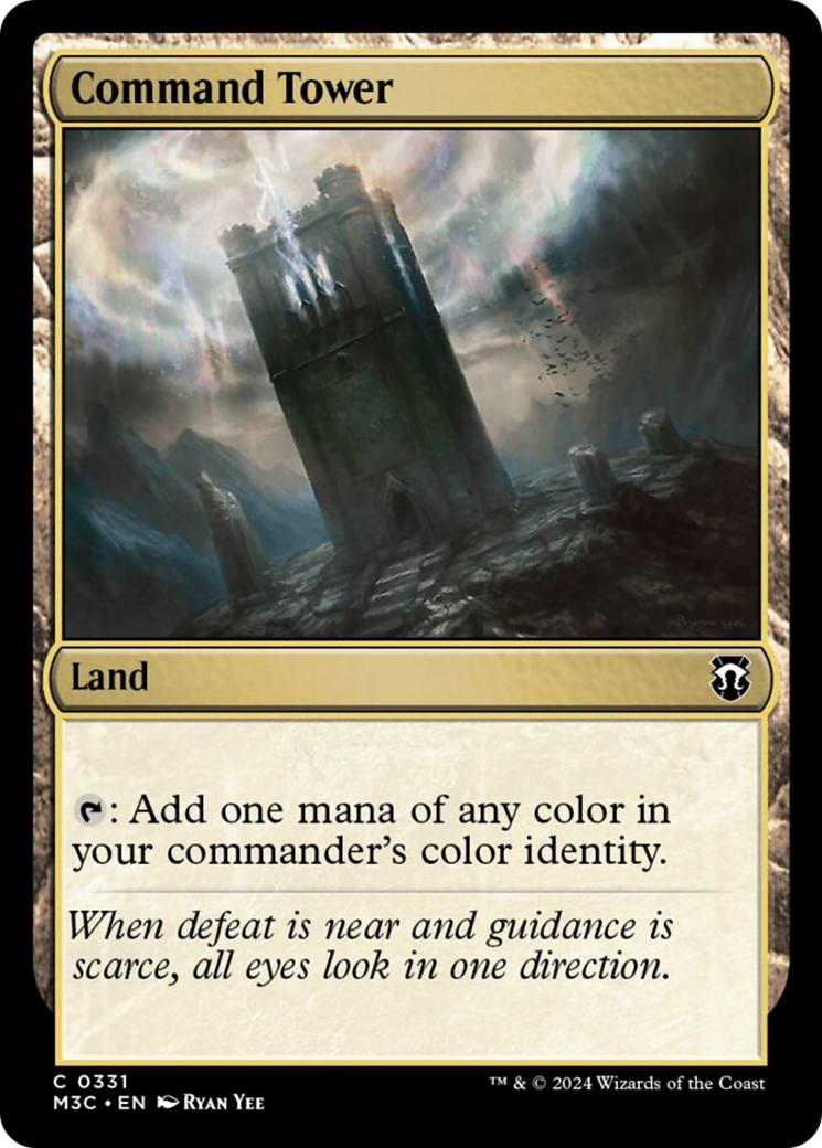 Command Tower (Ripple Foil) [Modern Horizons 3 Commander] | Spectrum Games