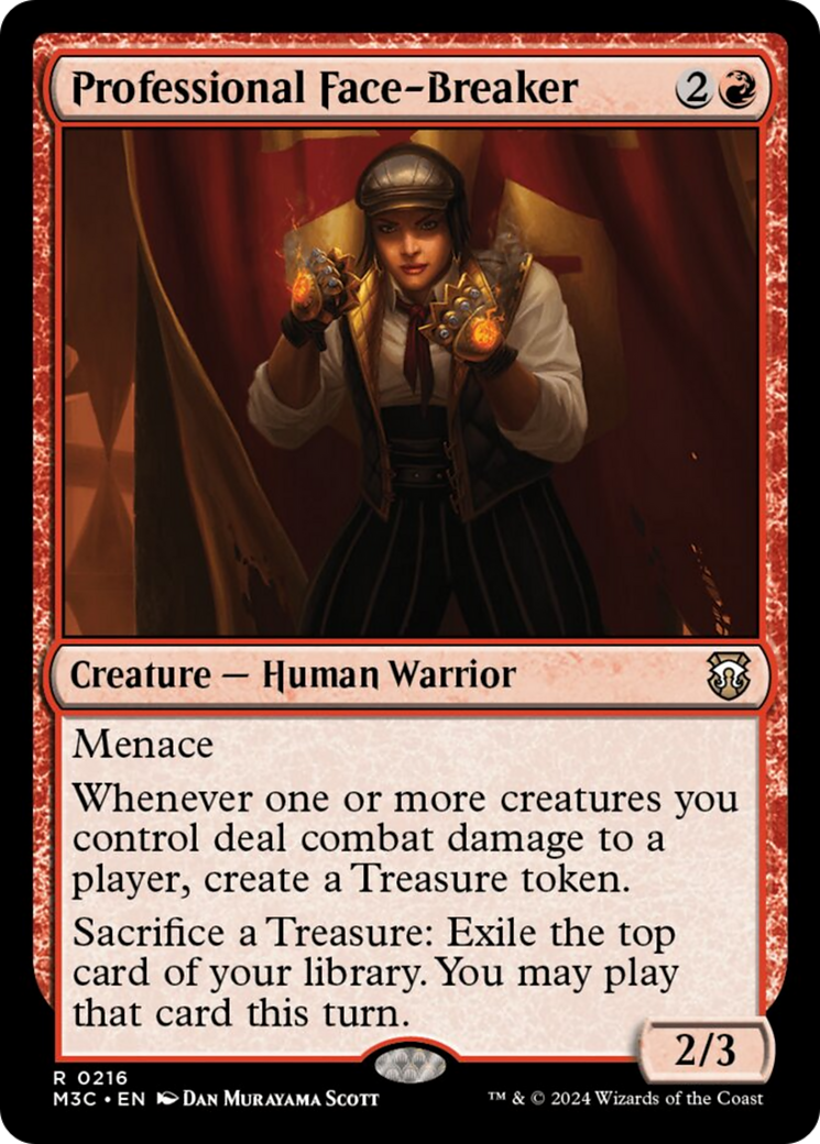 Professional Face-Breaker (Ripple Foil) [Modern Horizons 3 Commander] | Spectrum Games