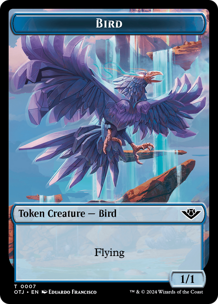 Bird // Plot Double-Sided Token [Outlaws of Thunder Junction Tokens] | Spectrum Games