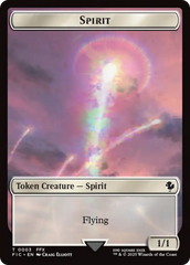 Spirit // Squid Double-Sided Token [FINAL FANTASY Commander Tokens] | Spectrum Games