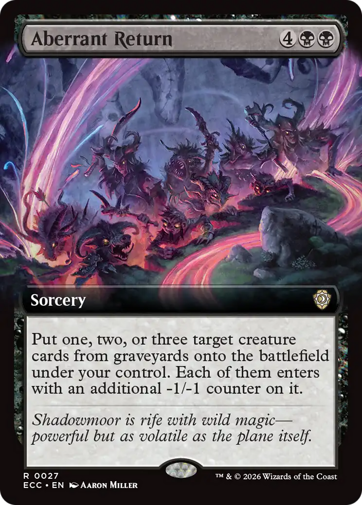 Aberrant Return (Extended Art) [Lorwyn Eclipsed Commander] | Spectrum Games