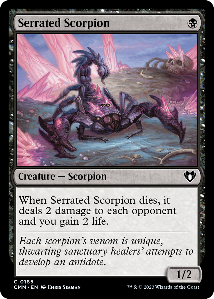 Serrated Scorpion [Commander Masters] | Spectrum Games