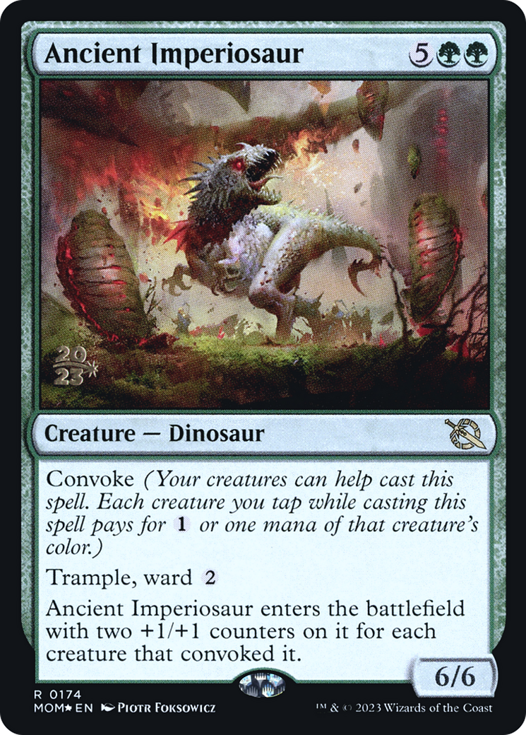 Ancient Imperiosaur [March of the Machine Prerelease Promos] | Spectrum Games