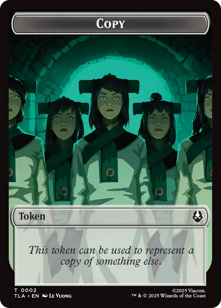 Copy (0002) // Soldier (0011) Double-Sided Token [Avatar: The Last Airbender Tokens] | Spectrum Games