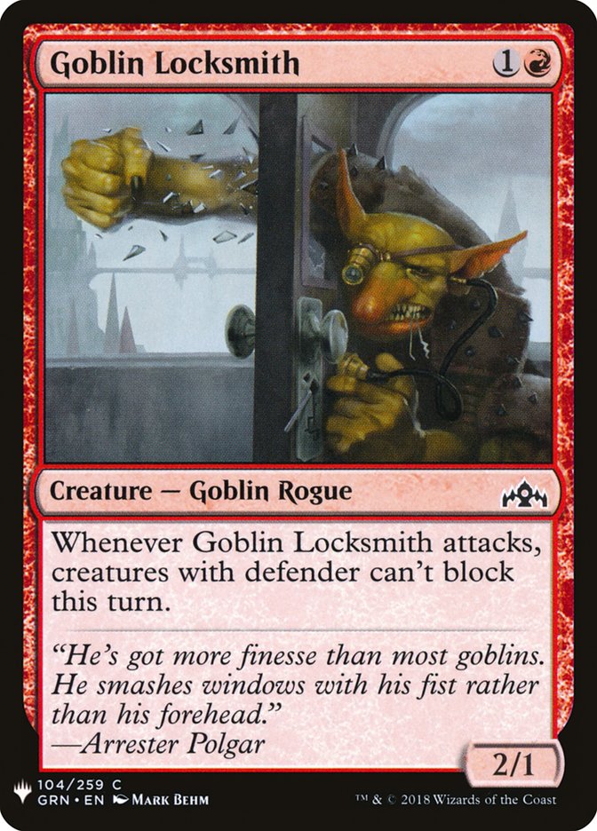 Goblin Locksmith [Mystery Booster] | Spectrum Games