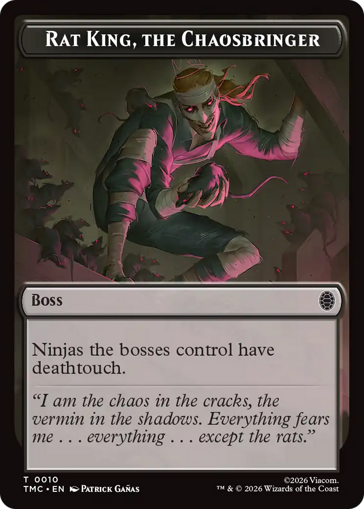 Rat King, The Chaosbringer [Teenage Mutant Ninja Turtles Commander Tokens] | Spectrum Games