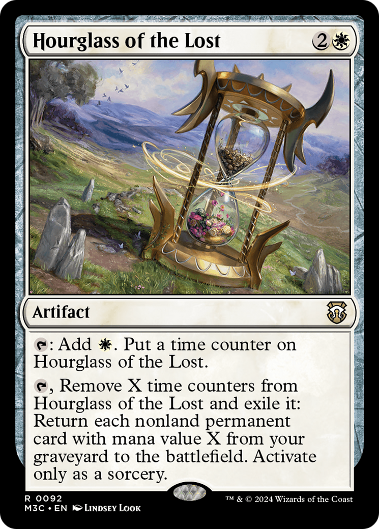 Hourglass of the Lost (Ripple Foil) [Modern Horizons 3 Commander] | Spectrum Games