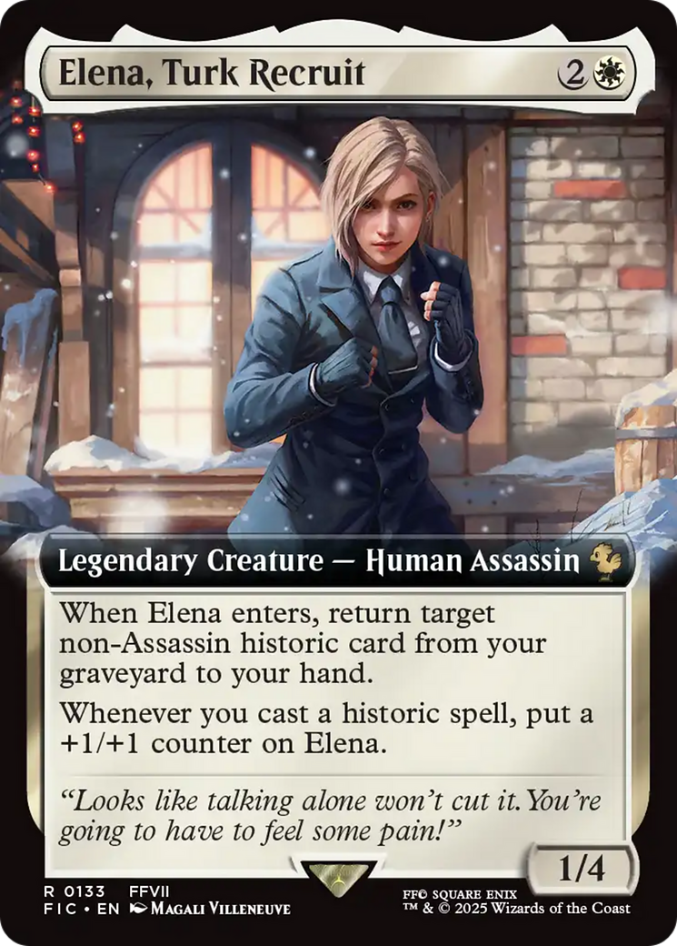 Elena, Turk Recruit (Extended Art) [FINAL FANTASY Commander] | Spectrum Games