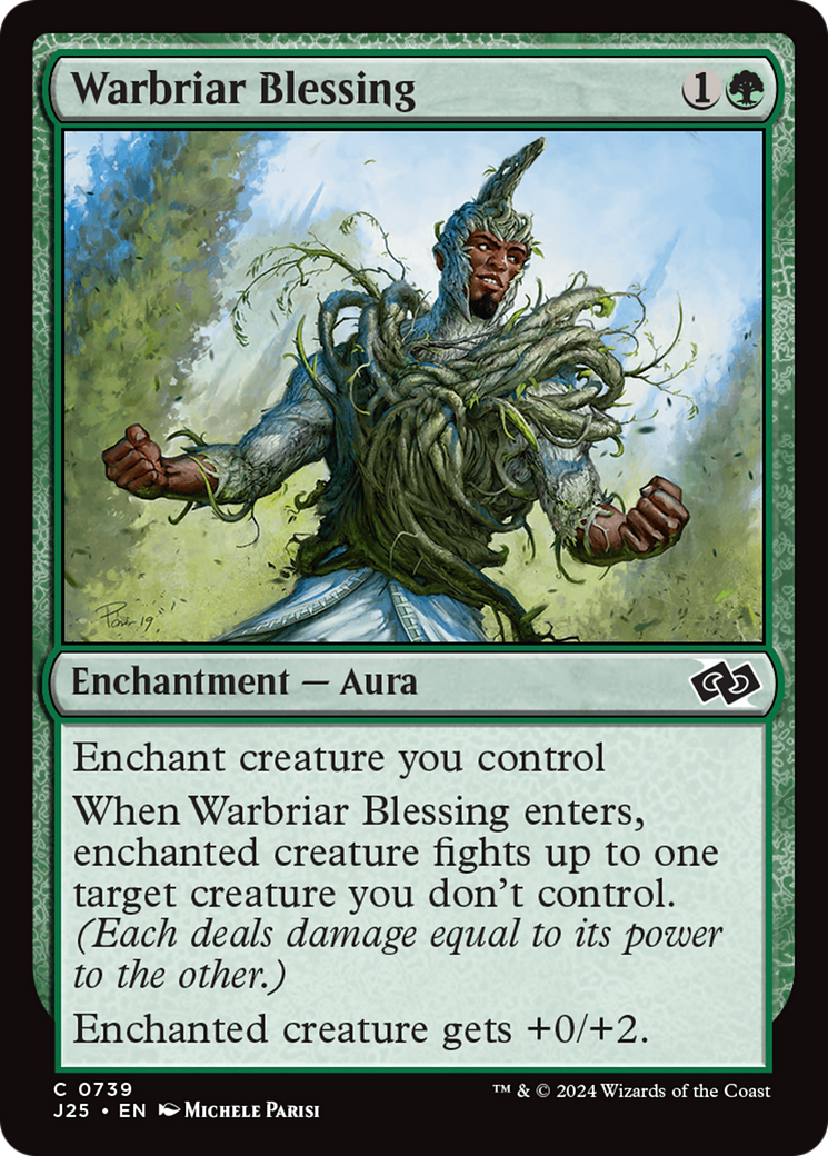 Warbriar Blessing [Foundations Jumpstart] | Spectrum Games