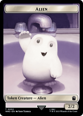 Alien // Alien Salamander Double-Sided Token [Doctor Who Tokens] | Spectrum Games