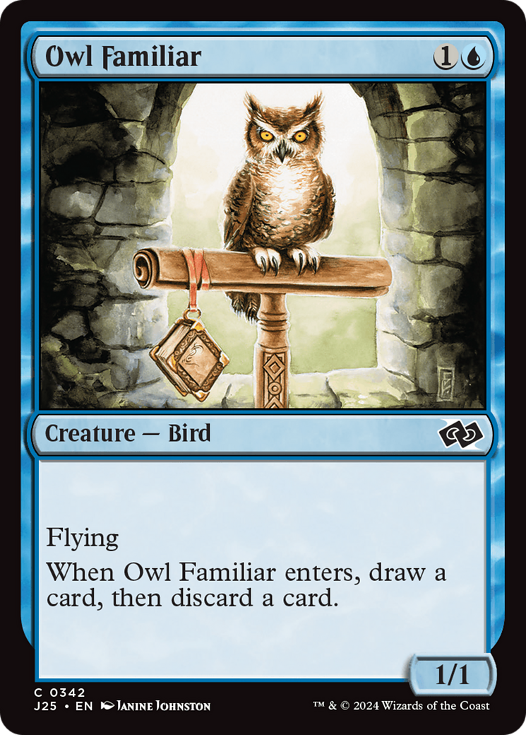 Owl Familiar [Foundations Jumpstart] | Spectrum Games