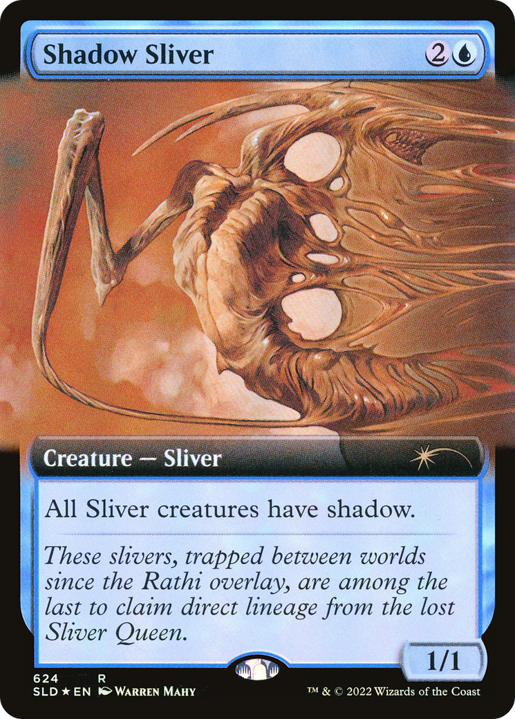 Shadow Sliver (Extended Art) [Secret Lair Drop Promos] | Spectrum Games