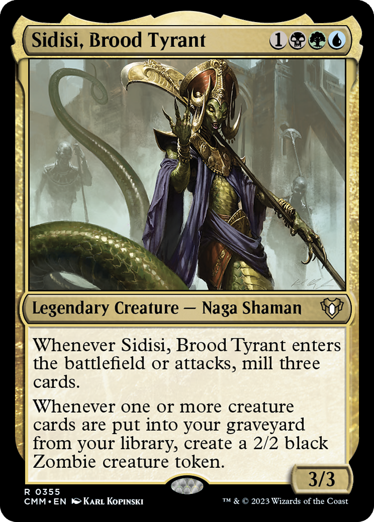 Sidisi, Brood Tyrant [Commander Masters] | Spectrum Games