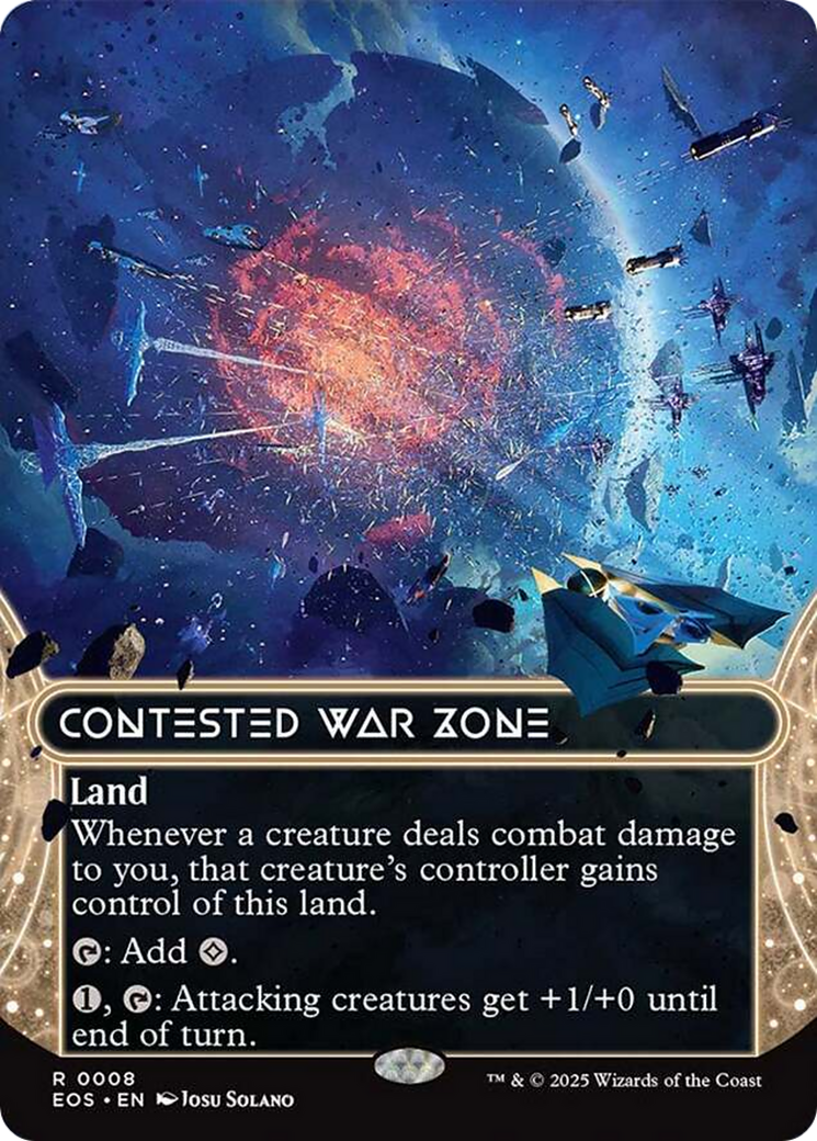 Contested War Zone (0008) (Borderless) [Edge of Eternities: Stellar Sights] | Spectrum Games